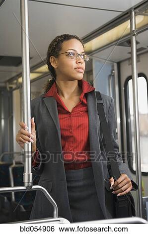 African businesswoman riding on train View Large Photo Image Stock Photograph - African businesswoman riding on train. Fotosearch