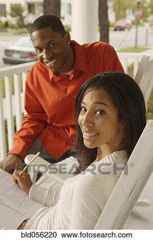 African couple studying View Large Photo Image Stock Image - African couple studying. Fotosearch
