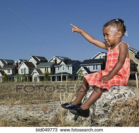 African American girl pointing View Large Photo Image Stock Image - African American girl pointing. Fotosearch