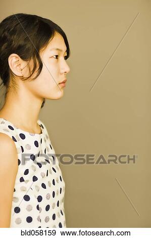Profile of Asian woman View Large Photo Image Stock Photo - Profile of Asian woman. Fotosearch