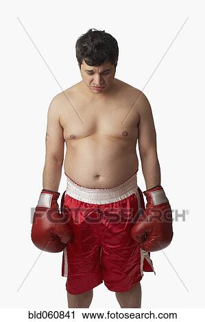 Portrait of overweight boxer View Large Photo Image Stock Image - Portrait of overweight boxer. Fotosearch