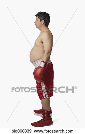 Profile of overweight boxer View Large Photo Image Stock Photo - Profile of overweight boxer. Fotosearch