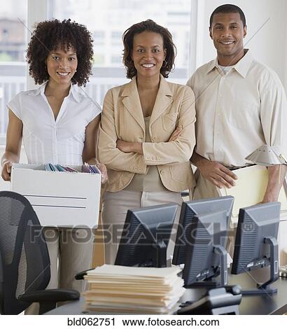 Stock Image - African business people starting new business. Fotosearch