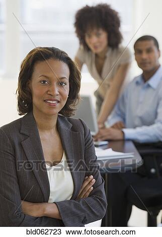 Stock Image - African business people. Fotosearch