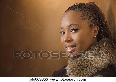 Stock Photography - Close up of African woman. Fotosearch