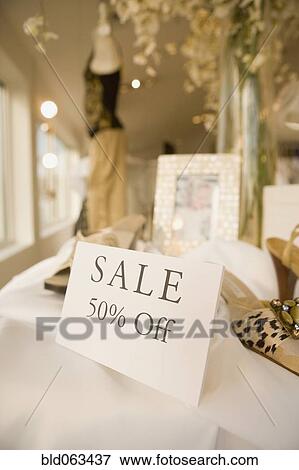 Sale sign in shop window View Large Photo Image Stock Photo - Sale sign in shop window. Fotosearch