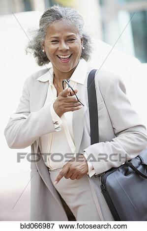 Stock Photo - African businesswoman in suit. Fotosearch