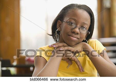 Portrait of African school girl View Large Photo Image Stock Photograph - Portrait of African school girl. Fotosearch