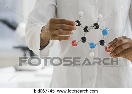African scientist holding molecule model View Large Photo Image Stock Photography - African scientist holding molecule model. Fotosearch