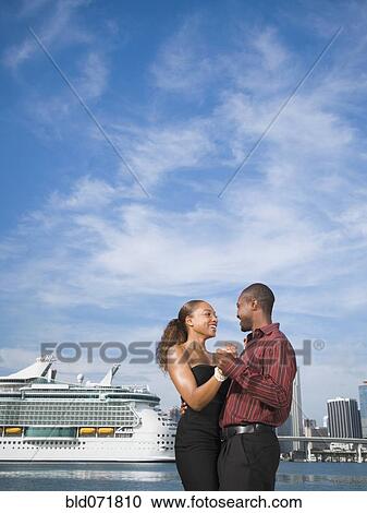 Stock Image - African American couple dancing. Fotosearch