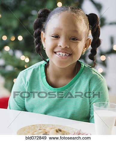 African American girl smiling View Large Photo Image Stock Photo - African American girl smiling. Fotosearch
