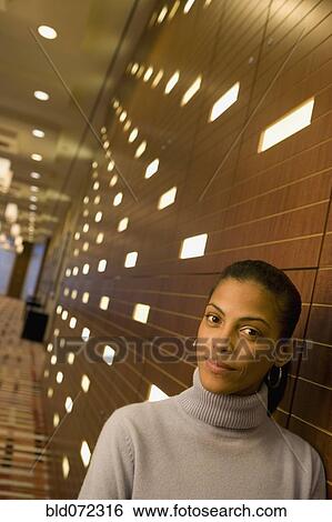 Stock Photograph - African businesswoman looking confident. Fotosearch