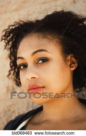 African woman looking serious View Large Photo Image Stock Image - African woman looking serious. Fotosearch
