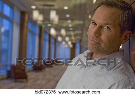 Stock Photograph - Businessman looking serious. Fotosearch