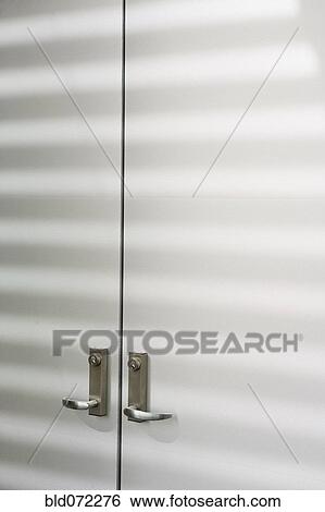 Stock Photograph - Double doors. Fotosearch
