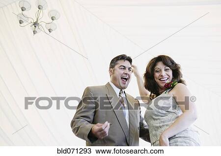 Stock Image - Hispanic couple dancing. Fotosearch