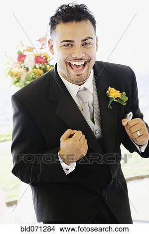 Hispanic man wearing tuxedo View Large Photo Image Picture - Hispanic man wearing tuxedo. Fotosearch