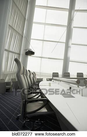 Modern conference room View Large Photo Image Stock Photo - Modern conference room. Fotosearch