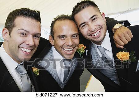 Multi-ethnic men wearing tuxedos View Large Photo Image Stock Photo - Multi-ethnic men wearing tuxedos. Fotosearch