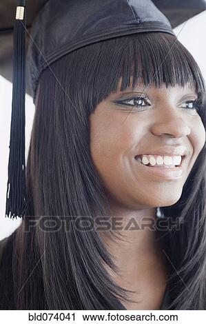 African woman in graduation cap View Large Photo Image Stock Image - African woman in graduation cap. Fotosearch