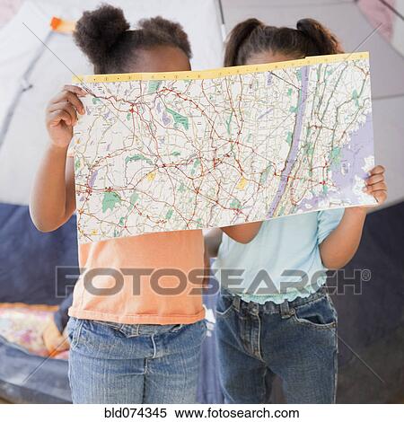 African girls looking at map View Large Photo Image Stock Photography - African girls looking at map. Fotosearch