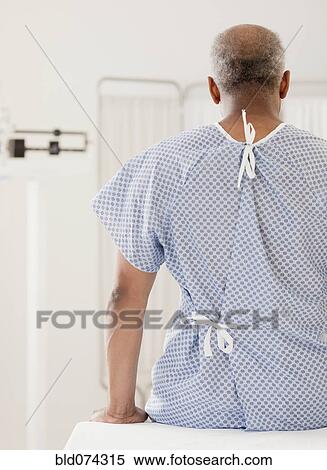 African man in hospital gown View Large Photo Image Stock Photography - African man in hospital gown. Fotosearch