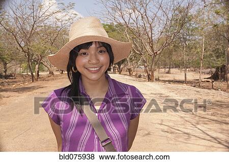 Stock Photo - Chinese woman smiling. Fotosearch