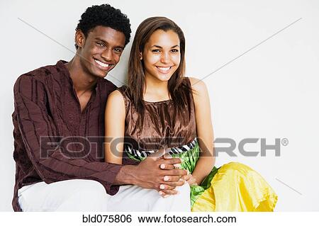 Stock Photograph - Couple smiling. Fotosearch