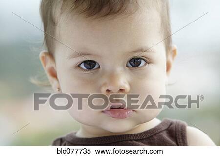 Close up of Hispanic baby girl View Large Photo Image Stock Photography - Close up of Hispanic baby girl. Fotosearch