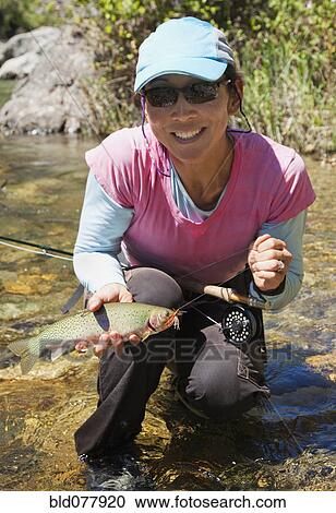 Japanese woman fishing View Large Photo Image Stock Image - Japanese woman fishing. Fotosearch