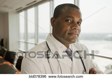 African American doctor in lab coat View Large Photo Image Stock Photograph - African American doctor in lab coat. Fotosearch