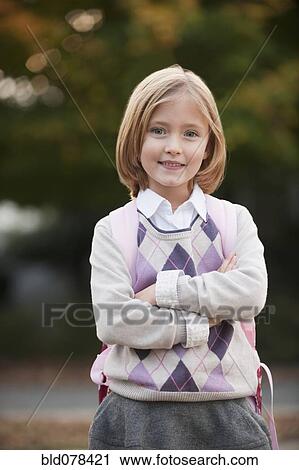Mixed race girl smiling outdoors View Large Photo Image Stock Image - Mixed race girl smiling outdoors. Fotosearch
