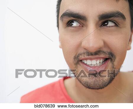 Grinning Hispanic man View Large Photo Image Stock Photo - Grinning Hispanic man. Fotosearch