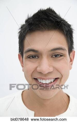 Smiling Hispanic man View Large Photo Image Stock Photo - Smiling Hispanic man. Fotosearch