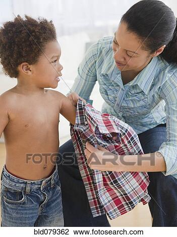 Mommy Helping Son