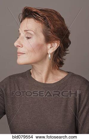 Serious Caucasian woman View Large Photo Image Picture - Serious Caucasian woman. Fotosearch
