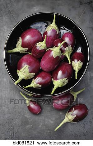 Chinese eggplant in bowl View Large Photo Image Stock Image - Chinese eggplant in bowl. Fotosearch