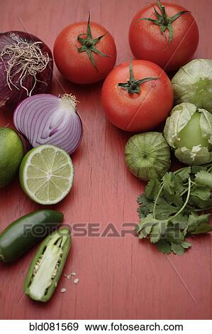 Stock Photo - Salsa ingredients. Fotosearch