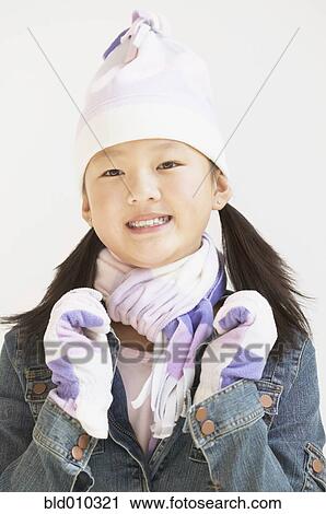 Girl wearing warm clothes View Large Photo Image Stock Image - Girl wearing warm clothes. Fotosearch