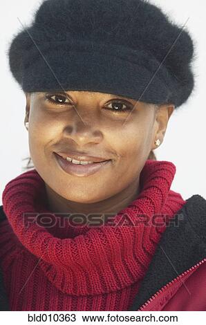 Portrait of a smiling woman View Large Photo Image Stock Image - Portrait of a smiling woman. Fotosearch