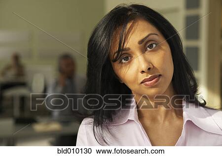 Stock Image - Portrait of businesswoman. Fotosearch