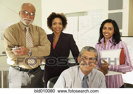 Portrait of four businesspeople View Large Photo Image Stock Image - Portrait of four businesspeople. Fotosearch