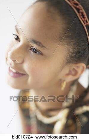 Young African American girl smiling View Large Photo Image Picture - Young African American girl smiling. Fotosearch