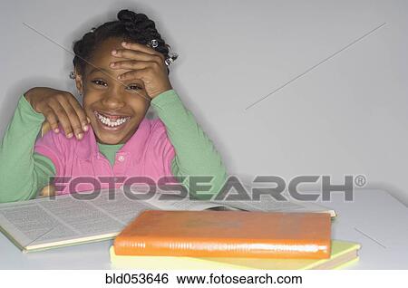African girl studying View Large Photo Image Stock Photograph - African girl studying. Fotosearch