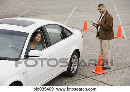 African teenager taking drivers test View Large Photo Image Stock Photo - African teenager taking drivers test. Fotosearch