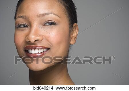 African woman with nose ring View Large Photo Image Picture - African woman with nose ring. Fotosearch