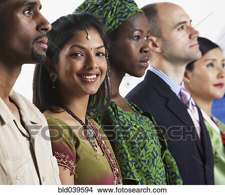 Multi-ethnic people in traditional dress View Large Photo Image Picture - Multi-ethnic people in traditional dress. Fotosearch