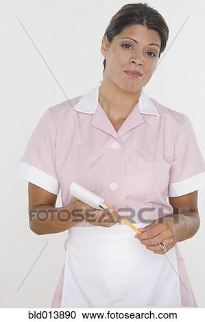 Portrait of impatient waitress View Large Photo Image Stock Image - Portrait of impatient waitress. Fotosearch