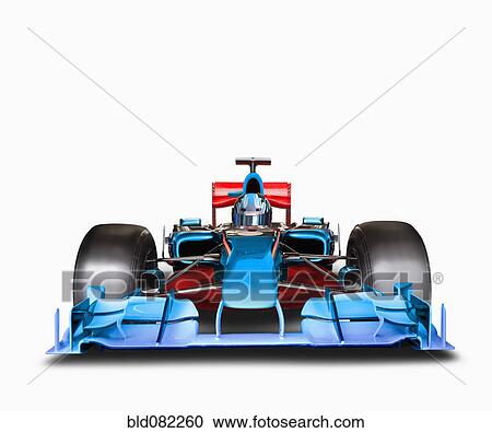 Blue race car with driver View Large Photo Image Stock Image - Blue race car with driver. Fotosearch