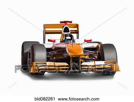 Orange race car with driver View Large Photo Image Stock Image - Orange race car with driver. Fotosearch